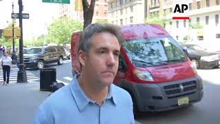 Michael Cohen Emerges From His Hotel