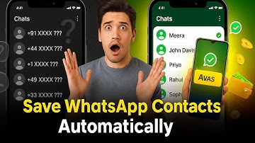 Easiest Way to Save WhatsApp Contacts Automatically | 2025 App Guide