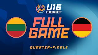 LIVE - Lithuania v Germany | FIBA U16 EuroBasket 2026 | Quarter-Finals