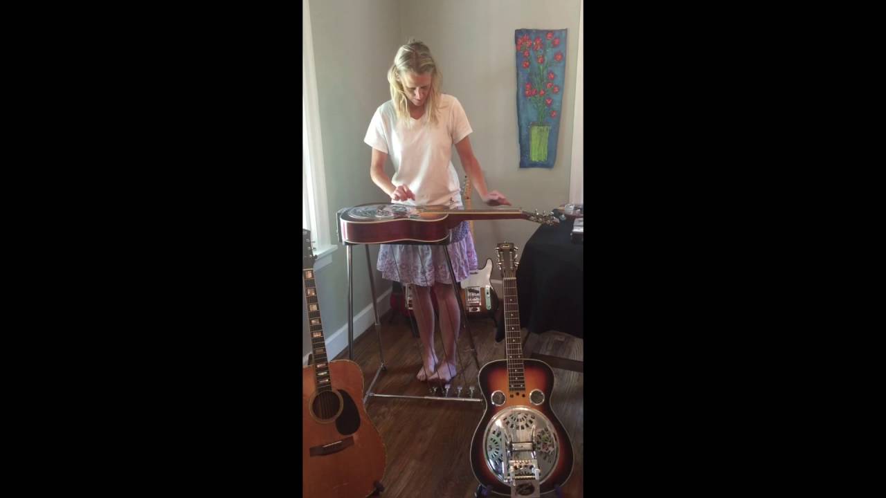 Dawn Jackson on SlideKing Resonator with Foot Pedals