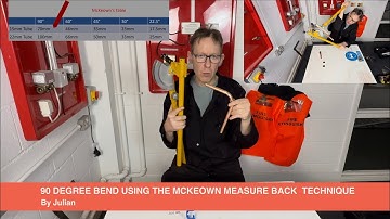 90 degree copper pipe bending  Mckeowns method 15mm copper