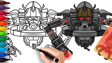 HOW TO DRAW JUGGERNAUT ASTRO TOILET | Skibidi Toilet 72 (part 2) - Easy Step by Step Drawing