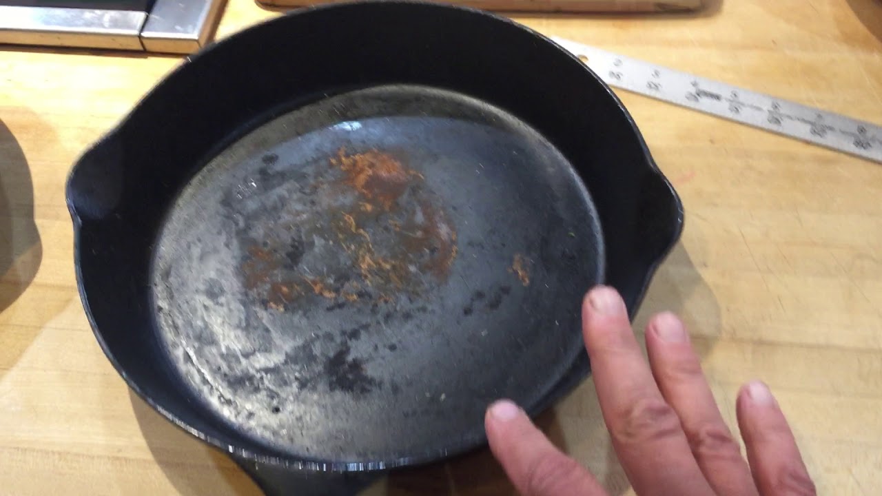 Old wagner cast iron skillets