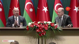 Cumhurbaşkanımız Erdoğan Ve Azerbaycan Cumhurbaşkanı Aliyev Ortak Basın Toplantısında Konuştu