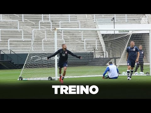 Treino do Sub-20 na Arena antes da final Treino do Sub-20 na Arena antes da final