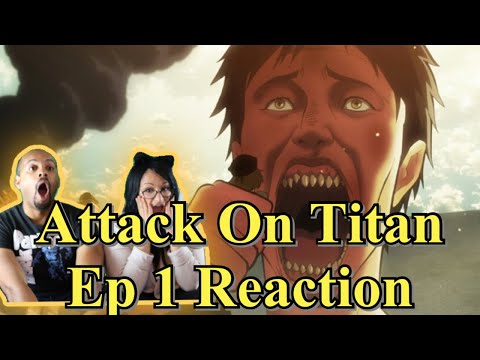 Fall of Shiganshina | Attack On Titan Episode 1 Reaction | Couples Reaction