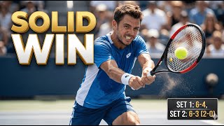 Solid Win Kartal Han Yılmaz Vs Mehmet Şahiner Tennis Match Highlights