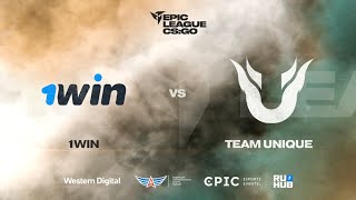 1win vs Team Unique - EPIC CIS League Spring 2021 - map1 - de_train [Gromjkeee &amp; Anishared]