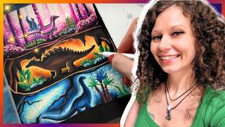 Mixed Media Changed the Way I See Coloring | Johanna Basford's Inklings | Adult Coloring