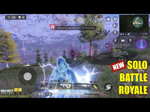 I almost got killed by a TEMPEST GUN in COD Mobile Solo Battle Royale!