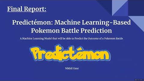 Pokemon Battle Prediction System
