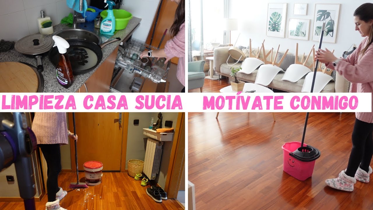 Limpiando una casa MUY SUCIA | MOTÍVATE CONMIGO