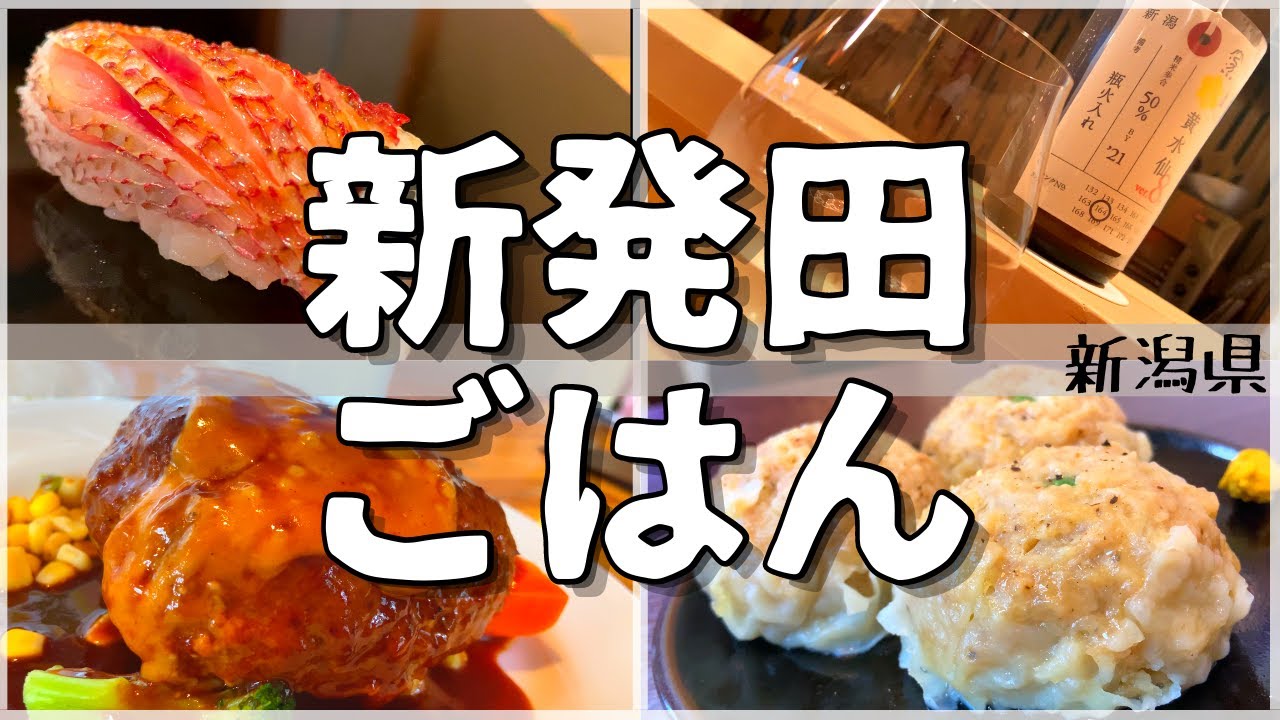 【日本グルメ旅】予約の取れない名店ぞろい！新潟県新発田市のご当地グルメを食べ尽くす!【一人旅、食べ歩き、観光、酒場放浪記】