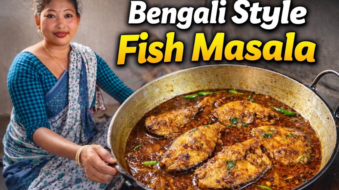 Secret Bengali Style Fish Masala 🔥 | Aaj Kitchen Me Magic!😋