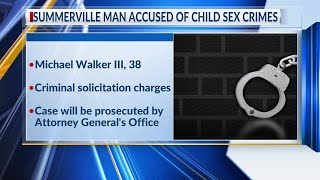 Summerville man accused of child sex crimes