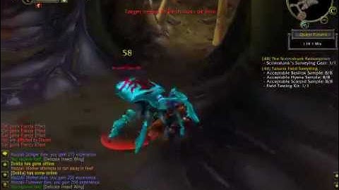 Joana doing the "The Scrimshank Redemption" quest in WoW