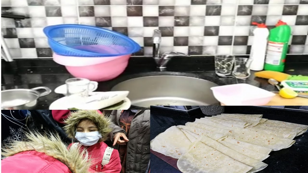 روتيني نظفت بيت هبه 💪تعالو شوفو شلون ودعتني 😷 روتين اخر يوم من الصبح الى الليل