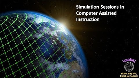 Simulation Sessions in Computer Assisted Instruction