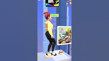 ASMR Tippy Toe Try Again |tippy toe3D  level 242 #Xshorts #tippytoe #satisfying#asmr