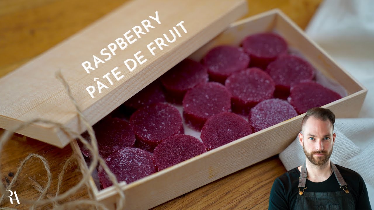 Raspberry Pate de Fruit Jellies