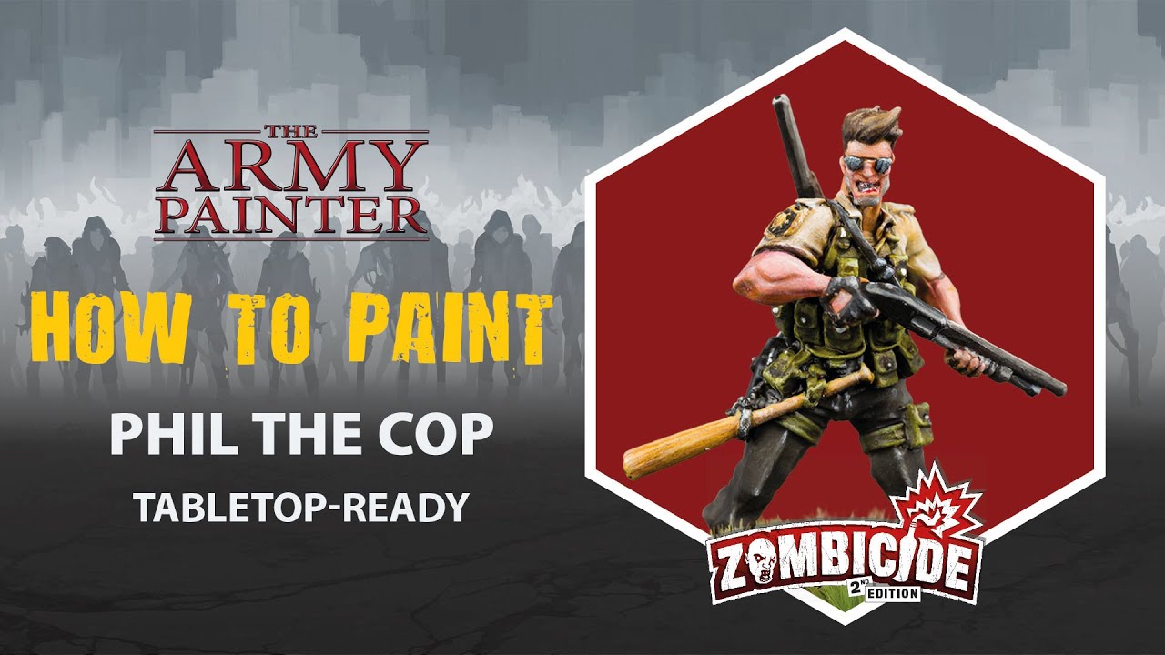 How To Paint: Phil the Cop, Tabletop-Ready Tutorial