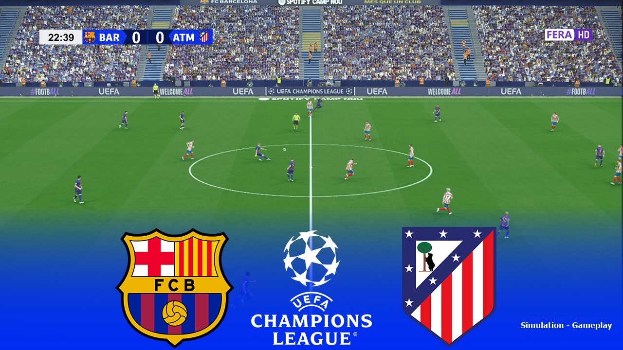 BARCELONA vs ATLETICO MADRID Live | UEFA Champions League 2026 UCL ...