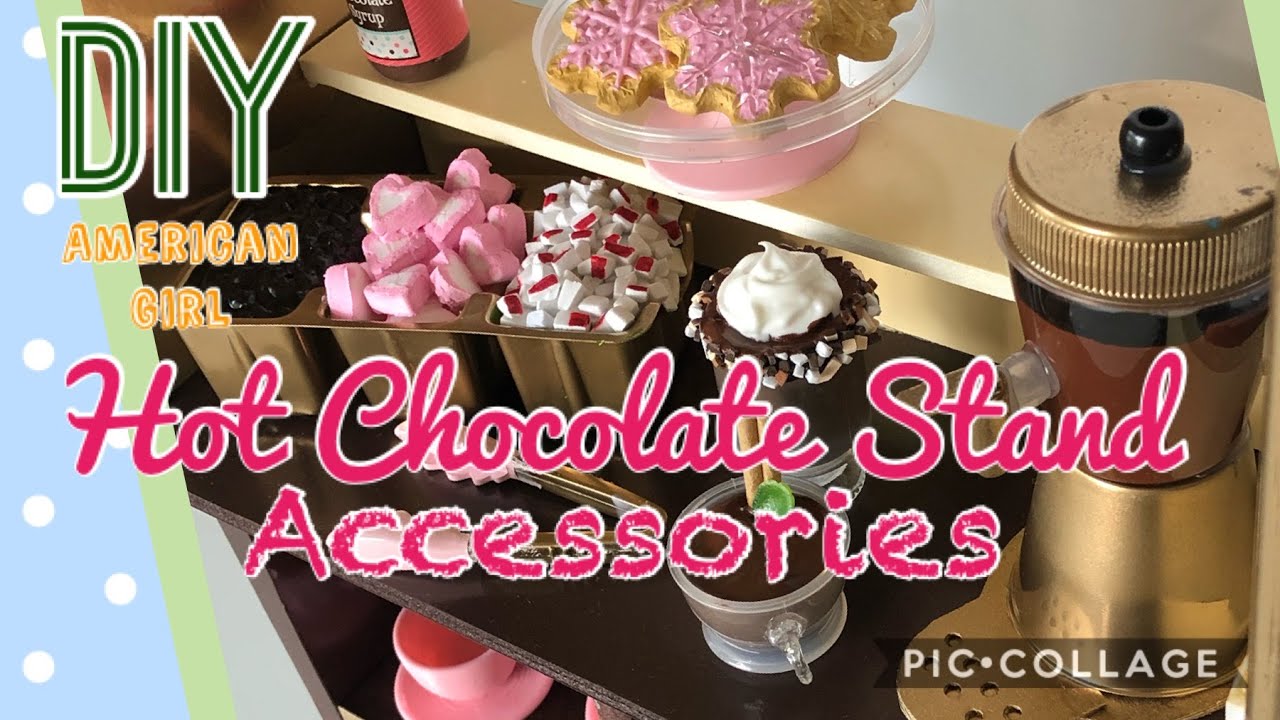 DIY - How To Make - American Girl Hot Chocolate Stand Accessories