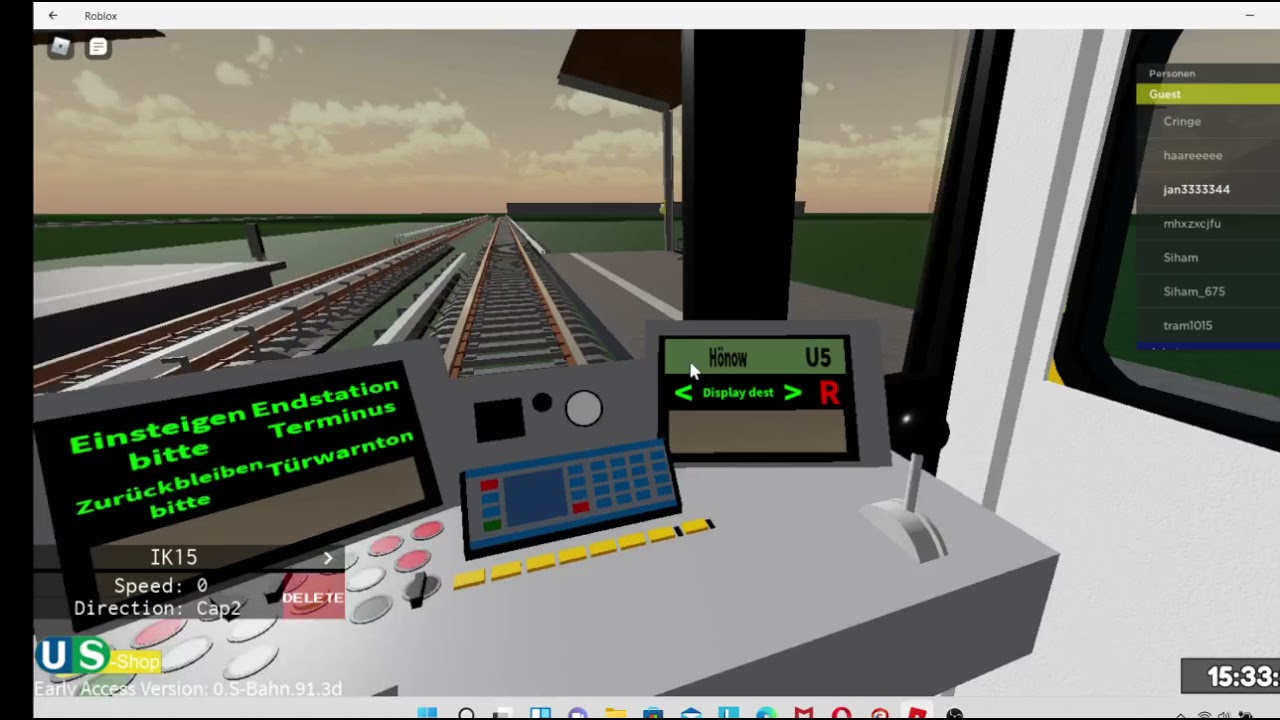 Roblox U BAhn U5 nach Hönow