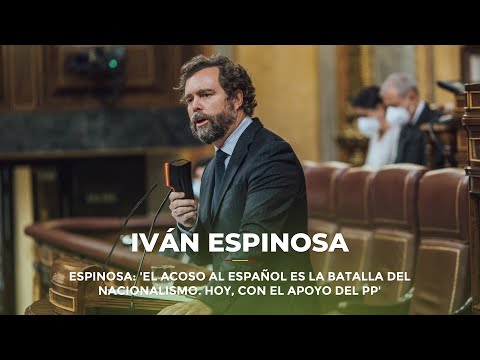 Espinosa: 'El acoso al español es la batalla del nacionalismo. Hoy, con el apoyo del PP'