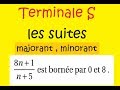 Terminale-Les suites-Majorant et minorant avec exemples    2 -plus dur