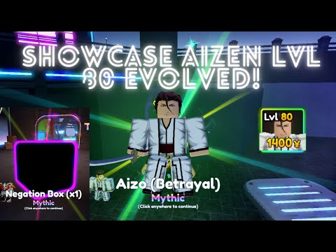 HOW TO EVOLVE AIZEN/AIZO (BETRAYAL) TO AIZEN/AIZO (FINAL) AND SHOWCASE! ANIME  ADVENTURES! UPD 7.6! 