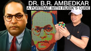 DR. B. R. AMBEDKAR PORTRAIT WITH RUBIK’S CUBE  | MY aLTeR eGo