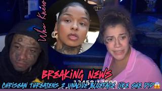 Chrisean links back up with Blueface things take a ugly turn threats of unalive Police was called
