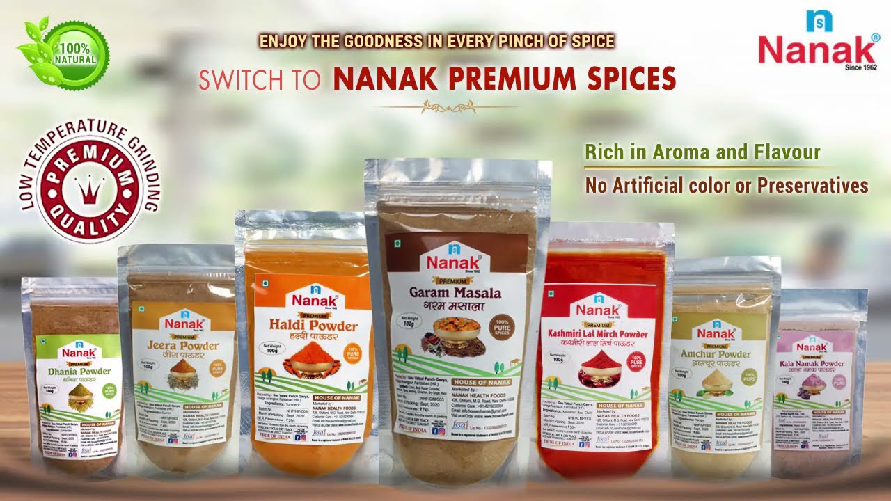 Nanak Premium Spices - The Pride Of India