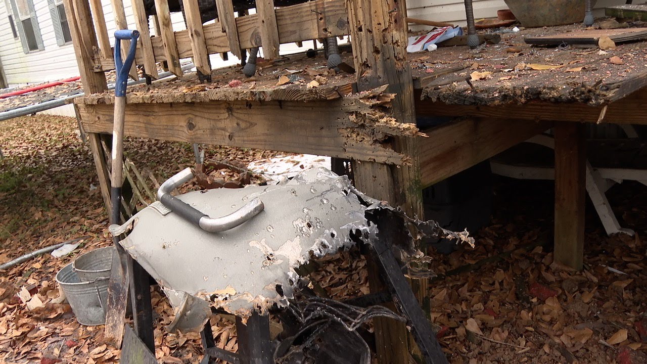 Homeowner “lucky to be alive