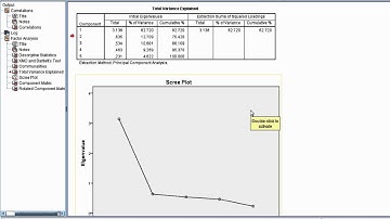 Factor Analysis in SPSS (Principal Components Analysis) - Part 4 of 6