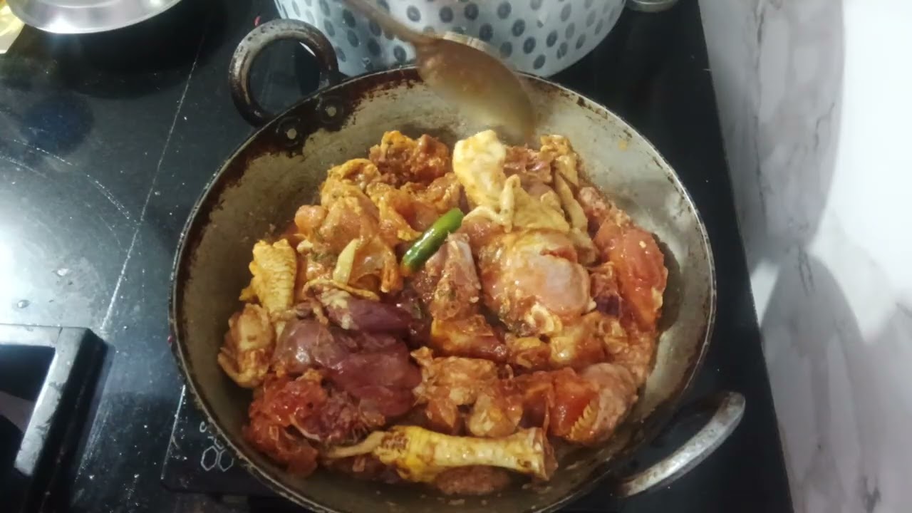 Chicken curry preparation please watch my channel 