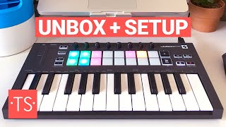 Novation Launchkey Mini MK3 (25 key MIDI keyboard) - Unboxing and Setup with Ableton Live
