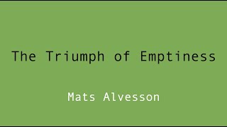 The Triumph of Emptiness