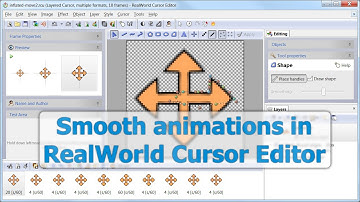 Smooth animations in RealWorld Cursor Editor and Paint