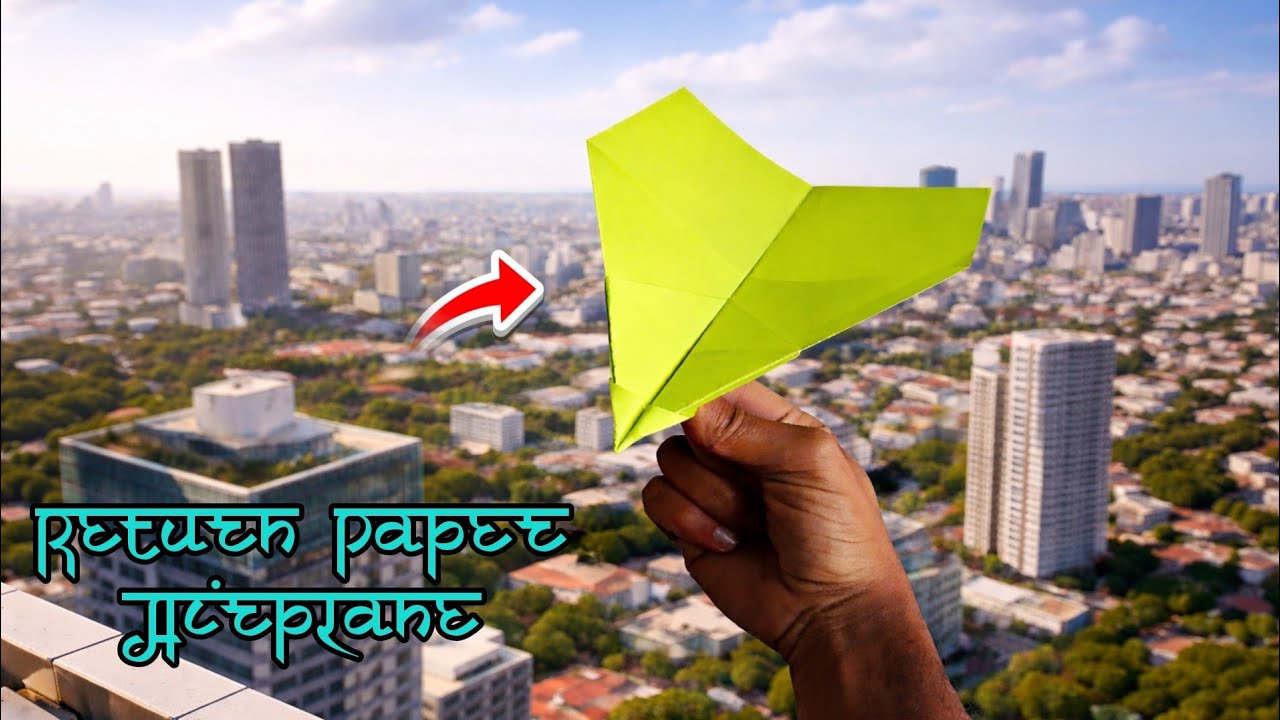 Super Best Returnable Flying Paper Airplanes 🥰  