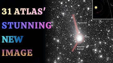 Juice Probe Captures Stunning New Glow of Interstellar Comet 3I/ATLAS