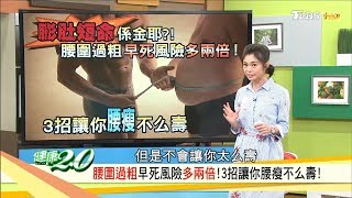 腰圍過粗早死風險多兩倍3招讓你腰瘦擺脫「小腹婆」健康2.0 (完整版)