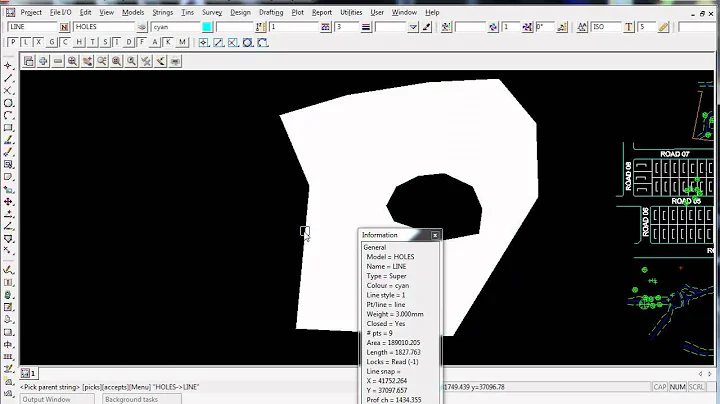 12d Model CAD - Hole Remove