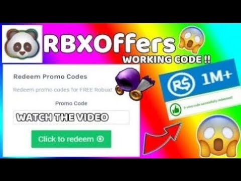 Fast New Promo Code In Rbxoffers Gives Free Robux Youtube - rbxoffers robux