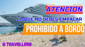 ¿Cuántas maletas se llevan en un crucero?