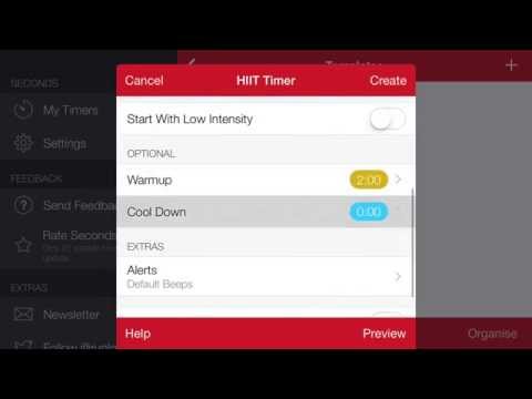 Seconds Pro Interval Timer - HIIT Timer