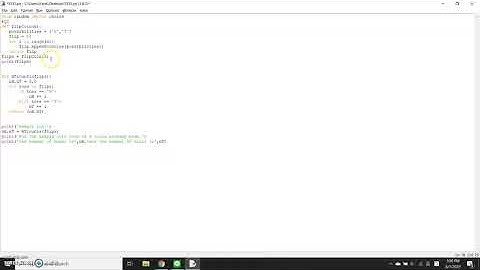 using python to count the number of heads and tails when you flip a coin