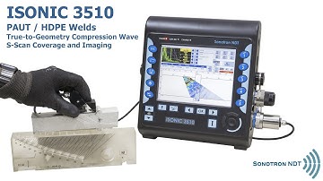 ISONIC 3510 / PAUT / HDPE Welds / True-to-Geometry Compression Wave S-Scan Coverage and Imaging