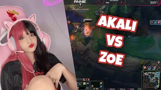 OTP Zoe vs mi Akali | League of Legends | Annie